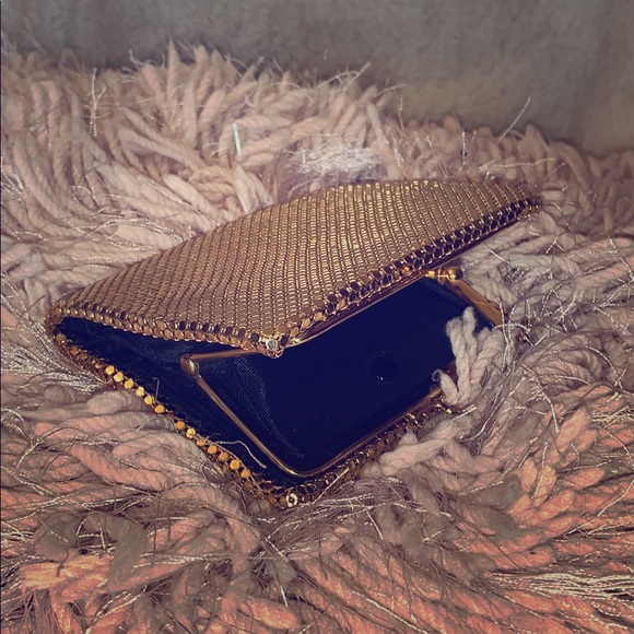 Handbags - Gold wallet